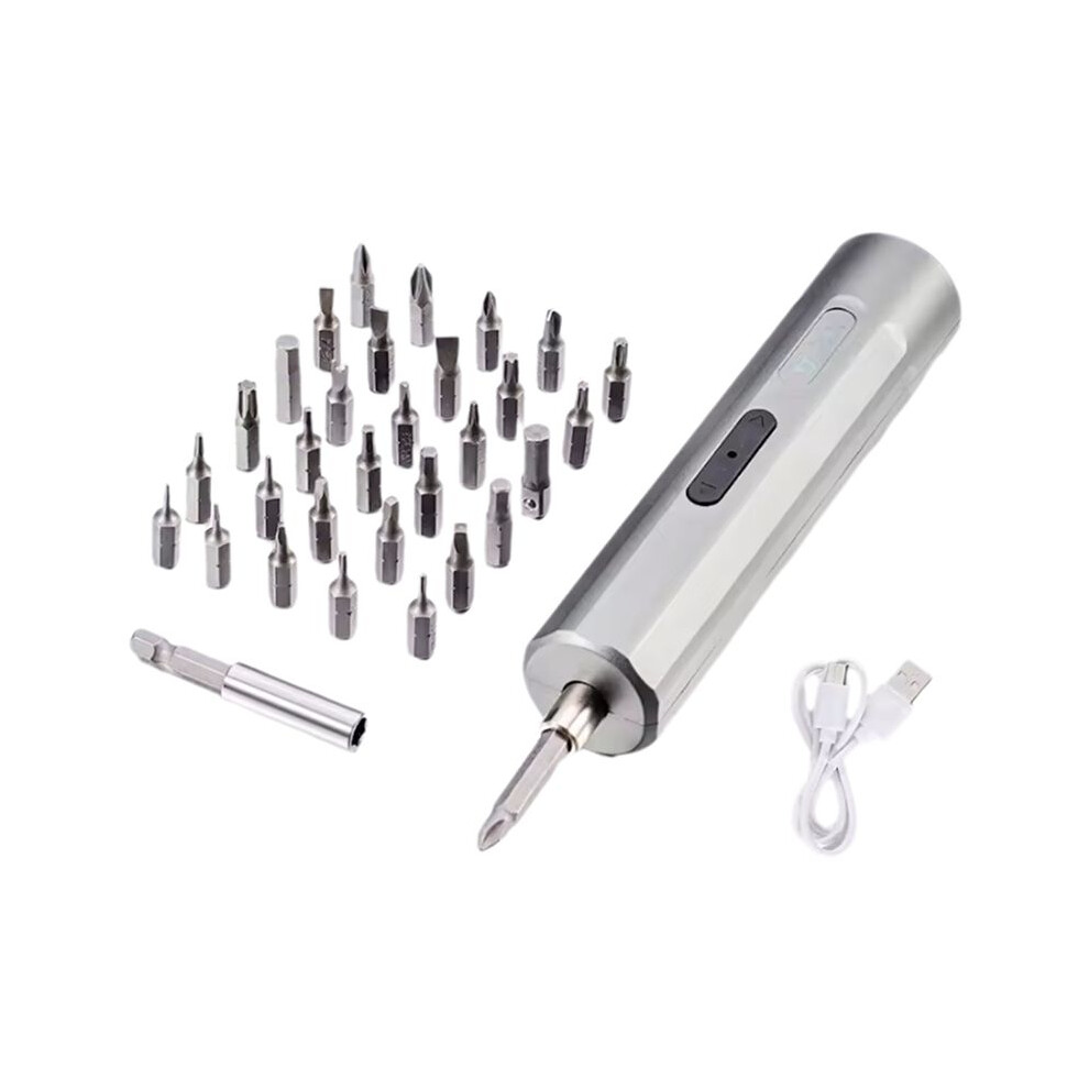 Cordless Portable Electric Screwdriver With Drill Magnetic Bit Home Repair Usb Rechargeable Power Tool Household 6031515089550