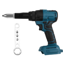 Cordless Electric Rivet Gun 2.4-4.8mm Rechargeable Blind Riveter Nut Gun with LED for  18V Battery Not Include