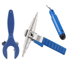 Soft Copper Pipe Tube Expander Universal Hand Tool Manual Refrigeration Tube Expander Kit 3/8In 1/2In, 5/8In,3/4In,7/8In