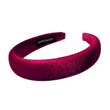 Modieus damesaccessoire, fluwelen hoofdband voor dagelijks gebruik en doe-het-zelfprojecten, elegant en modieus met een retro design, gevuld met
