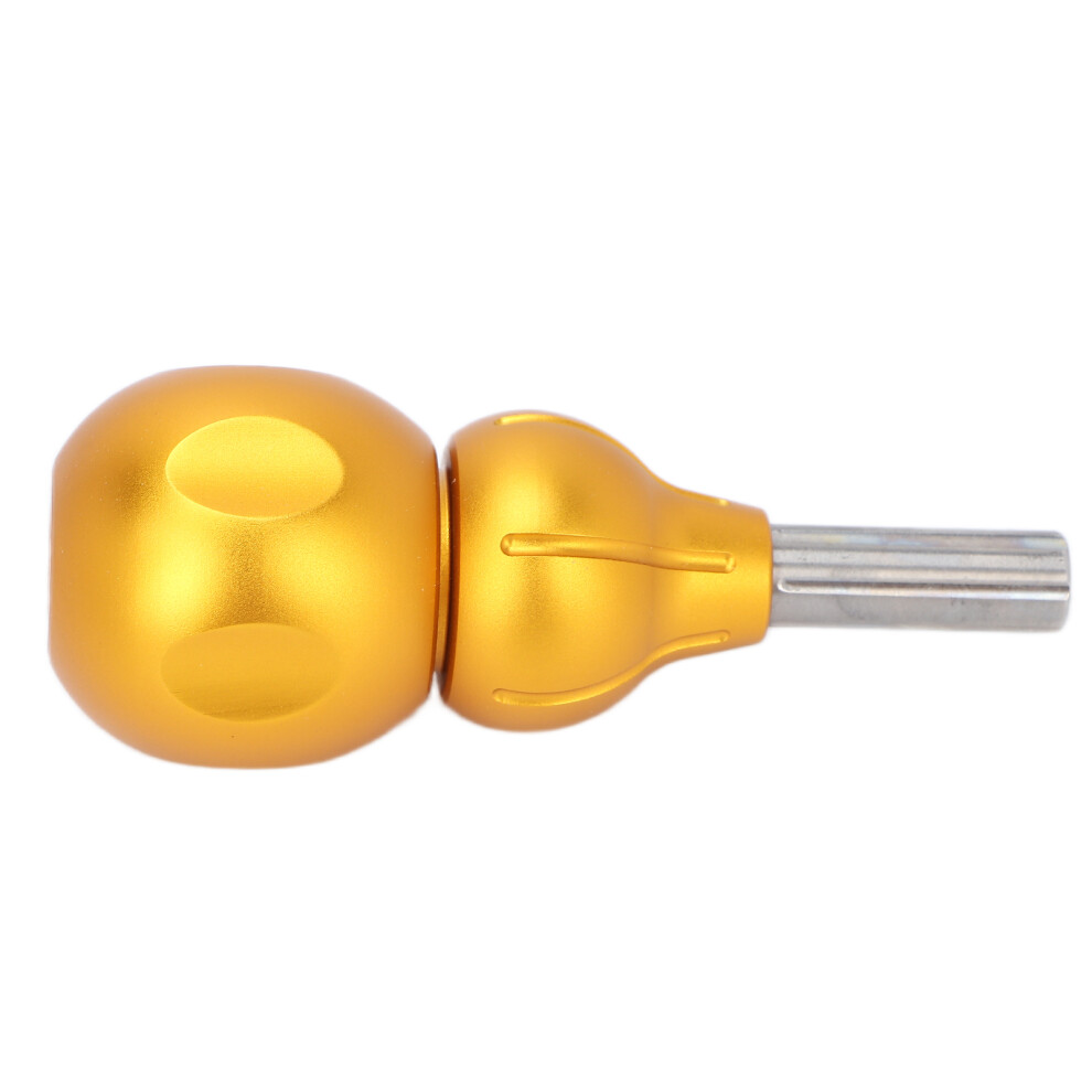 Gold Gourd Shape Tattoo Cartridge Grip 32Mm For Coil Tattoo Machines