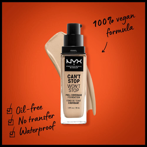 NYX Professional Makeup NYX PROFESSIONAL Can't Stop Won't Stop Foundation 1