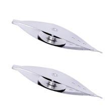 2 Pack Metal Sewing Bobbins for Embroidery and Quilting Machines, Heavy Duty Durable Set
