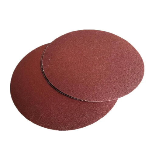 Sanding Sheets 10Pcs 7 Inch 180mm Red Hook Loop Disc Grit 402000 Brushed Back For Sander