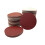 Sanding Sheets 10Pcs 7 Inch 180mm Red Hook Loop Disc Grit 402000 Brushed Back For Sander 2