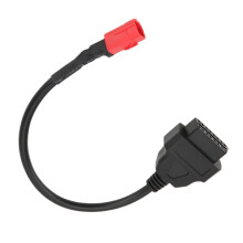 Motorcycle OBD Cable Adapter 16Pin to 6Pin Diagnostic Scanner Plastic