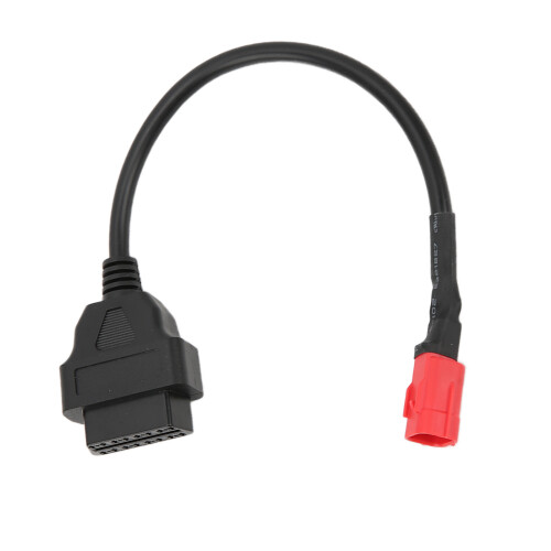 Motorcycle OBD Cable Adapter 16Pin to 6Pin Diagnostic Scanner Plastic 2