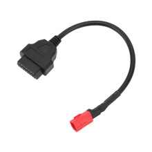 Motorcycle OBD Cable Adapter 16Pin to 6Pin Diagnostic Scanner Plastic