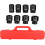 3/4Inch Drive Deep Impact Hex Head Adapter, 8Pcs Universal HeavyDuty Locking Socket Adapters, Hardness Tool Set 5