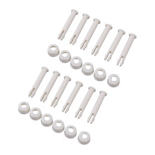 Pool Fitting Kit 12 Stück PVC-Halterungen und Nägel für Intex 28270 28272 6cm/2,4 Zoll
