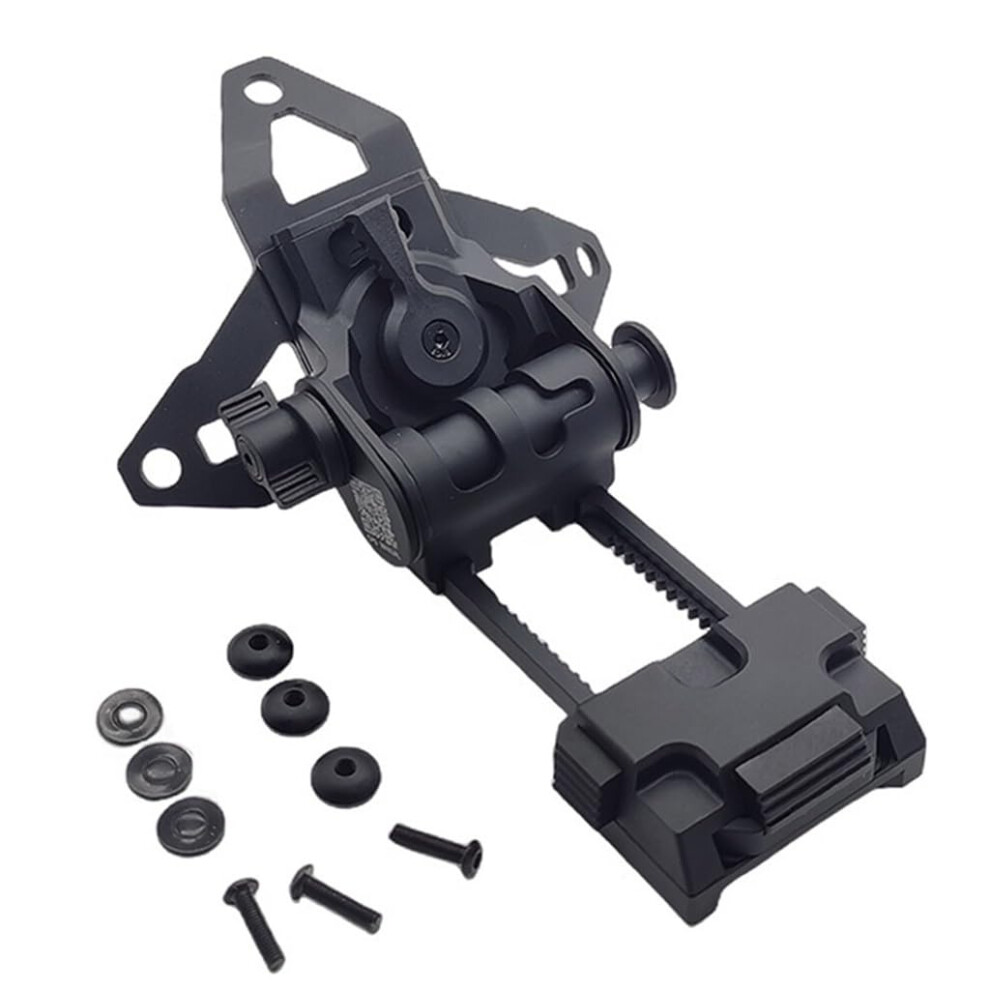 Cnc Aluminum L4g69 Nvg Helmet Mount Compatible With Pvs14 Pvs15 Pvs18 Pvs31 Gpnvg18 Psq36 Black 9382693526427