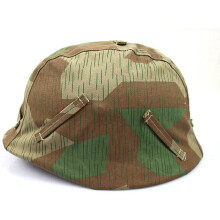 WWII German M35 M40 M42 Helmet Camouflage Cover Replica, Tactical Cotton Military Design