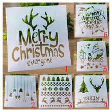 Christmas Cake Stencils Reusable Lace Cake Decorating Molds Flexible NonStick FoodGrade PET