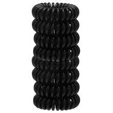 Ikke-absorberende hårstrikker, enkle gjenvinningsspiralhårstrikker for gjenbruk, slitesterke, gjenbrukbare, vanntette, hygieniske, lette,