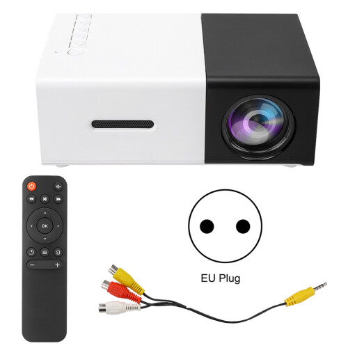 Wireless Mini Projector Featuring Wi-Fi Connectivity And USB Interface For Versatile Device Integration With Enhanced 1080P Full HD Visuals
