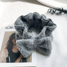Spa-hårband, mjukt fluffigt hårband med fluga, nödvändigt för hudvård, perfekt present till kvinnor, multifunktionella hårband,