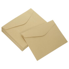 Vintage Kraft Invitation Envelopes 50 Pieces, Seal Adhesive, Kraft Paper, Blank Wedding Cards, Mailing Party Supplies
