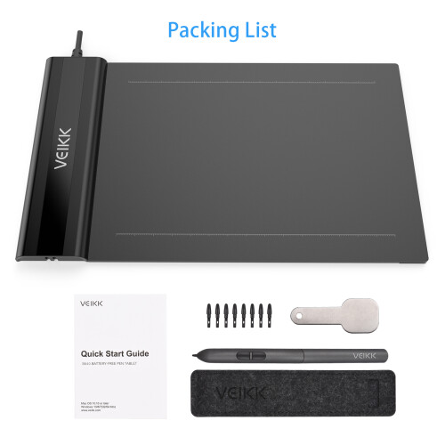 Professional Graphics Drawing Tablet 6x4 Inch Active Area & Stylus 1