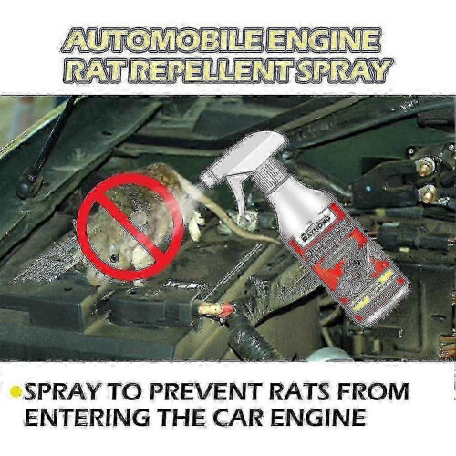 3-Pack Natural Rat and Mouse Repellent Spray for Automobile Engine Protection 2