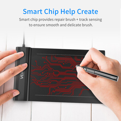 Professional Graphics Drawing Tablet 6x4 Inch Active Area & Stylus 2