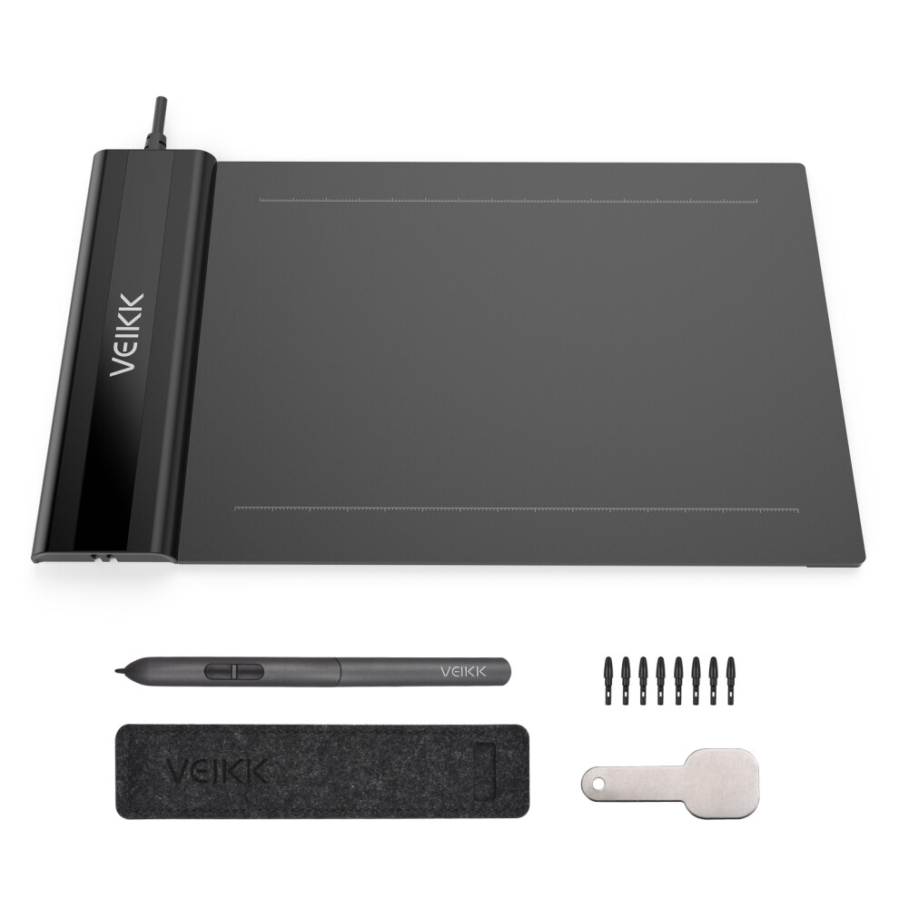 S640 Portable Graphics Tablet 6X4 Inch 8192 Pressure Levels Stylus 4341377301755