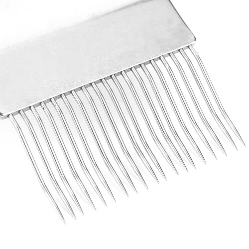 Stainless Steel Beekeeping Uncapping Fork with Ergonomic Handle for Drone Brood Removal and Inspection 2