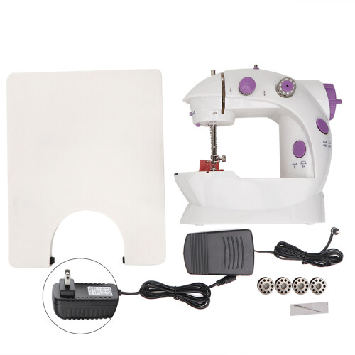 Extension Table for Sewing Machine, Stable and Sturdy Mini Sewing Desk with Folding Legs Design, Portable Sewing Machine Table Includes Built-In
