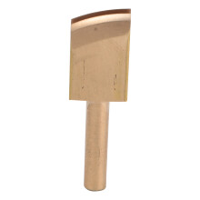 Polijstgereedschap voor leerbewerking, messing leerrandtrimmer met draagbaar en compact ontwerp, leerrandafwerkingstool voor doe-het-zelf