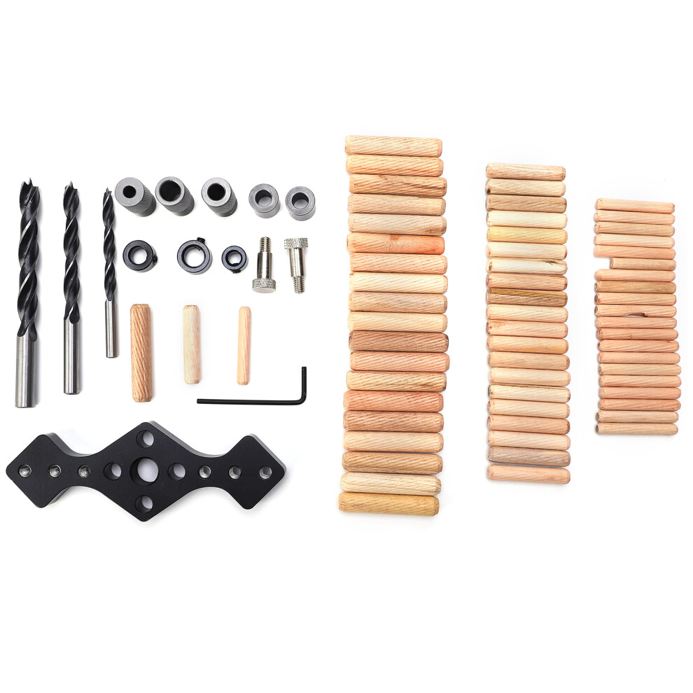 Fluted Wood Dowels Grooved Strong Joint High Density Wooden Dowel Pins For Durable Furniture Assembly And Diy Woodworking Projects 9464372880157