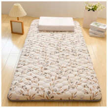 Japanese Mattress Tatami Breathable Floor Sleeping Pad, CottonFilled Foldable RollUp Mattress 80x190 cm Model B
