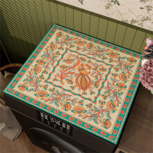 Washer and Dryer Cover Waterproof NonSlip Absorbent Mat 40x50cm Peacock Design for Laundry