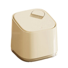 Desk Waste Bin Press to Open Lid Easy to Clean for Offices-A
