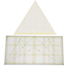 Nählineal-Set mit zweifarbigen Rasterlinien, Acryl-Nählineal, hochwertige Verarbeitung, vielseitiges Design, einfache Handhabung, präziser