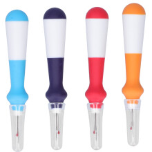 Desfăcător de cusături din oțel inoxidabil cu tăietor de ață, mâner ergonomic, cu protecție pentru țesătură, pentru proiecte de cusut,