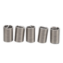 Coiled Wire Thread Insert Anti Loosening Protection Vibration Energy Absorption Stainless Steel Thread Sleeves Shock Resistant Elasticity Load