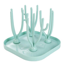 Creative Tree Shape Design Bottle Drying Rack Detachable Bottle Dryer Holder Sturdy Base Thick Round Branch Prongs Easy To Clean Removable And