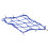 Nylon Cargo Net for Road Bikes & Electric Vehicles Blue 6 Hooks 4