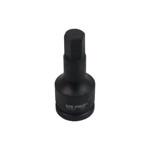 us pro US PRO Tools 3/4" Dr Impact Hex Bit Socket H19 x 100mm CR-MO 7578 2