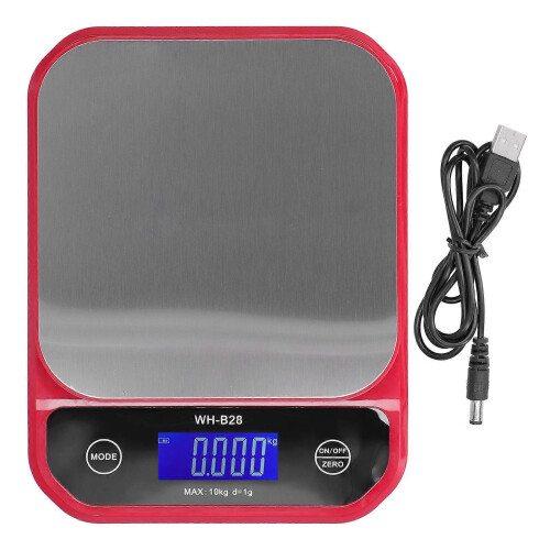 WH-B28 10Kg/1g LCD Kitchen Scale Electronic Digital Scale Weighing Measure Home Use