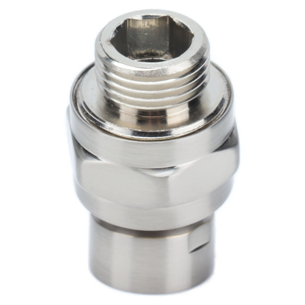 G1/2 Copper Bathroom Shower Diverter Valve Brushed Finish Top Spray Compatible 9371377304666