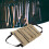 Canvas Tool Roll, Durable Craftsmanship Ensures Your Tools Stay Safe And Organized, Large Capacity For Small Tools, Zippered Tool Pockets, Foldable 6