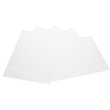 Lightweight Craft Sheets for DIY Shrink Art, Impact Resistance BOPS Plastic Material Smooth Texture for Drawing Painting, Easy Thermoformable