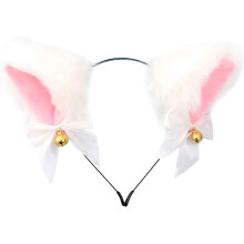 Kunstfell-Katzenohren, komplettes Katzenkostüm-Set für Damen, Mädchen, Erwachsene und Kinder, biegsamer, vielseitiger Schwanz und elastisches