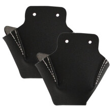 Leather Roller Skate Toe Guards 2Piece Set, WearResistant Protective Covers, Adjustable Toe Stop Compatibility, Black