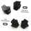 Leather Roller Skate Toe Guards 2Piece Set, WearResistant Protective Covers, Adjustable Toe Stop Compatibility, Black 3