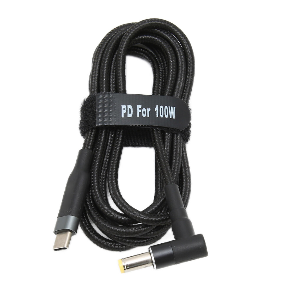 Type-C Pd Laptop Charging Cable 1.5M 20V 5A 100W With Dc Plug 8701377305478