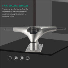 2 Stuks 6.25 Inch Zilveren Surf Skateboard Trucks Surf Skate Skateboard Truck Vis Board Lange Board Stuurbeugel