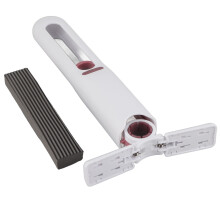 Portable Self Squeeze Mop Compact And Lightweight Design Wet And Dry Dual Use Floor Cleaning System Soft Sponge Head Easy Storage Design For Bathroom