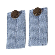 Maternity Pants Extender, Elastic Waist Extensions In Denim And Cotton, Comfortable Wear, Simple Classic Colors, Set Of 8