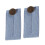Extensor de calça de maternidade, com elástico na cintura, em jeans e algodão, confortável de usar, cores clássicas e simples, conjunto com 8 1